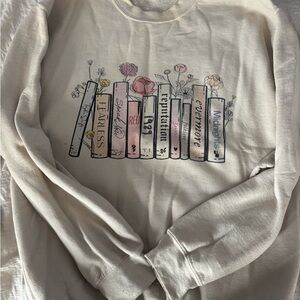 Taylor Swift Book Crew Neck Sweatshirt